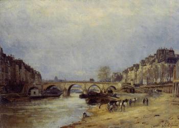 斯坦尼斯 拉勒平 The Saine at Pont Marie 斯坦尼斯 拉勒平 The Saine at Pont Marie